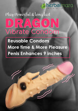 Dragon Reusable Condom With Vibrator